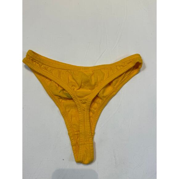 NWOT Joe Boxer Cotton Thong Panty Yellow Winking Face Graphic Size S/5 - Picture 2 of 4